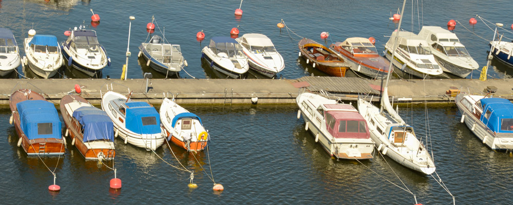 Småbåtshamn i Mälaren