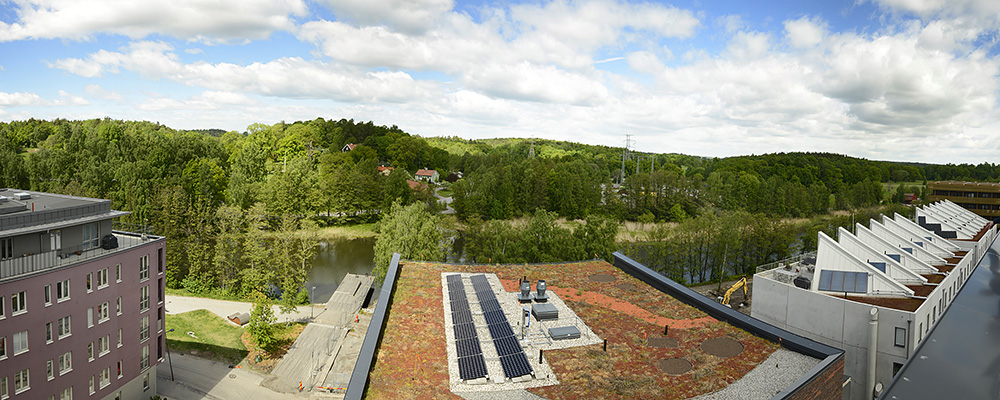 Utsikt över Husarviken och Nationalstadsparken från norra Hjorthagen. Foto: Johan Pontén