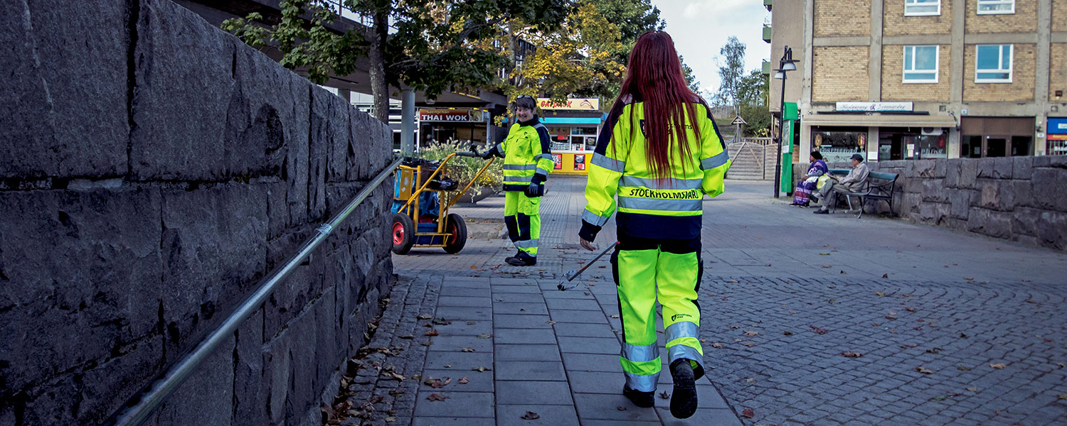 Städning av torg