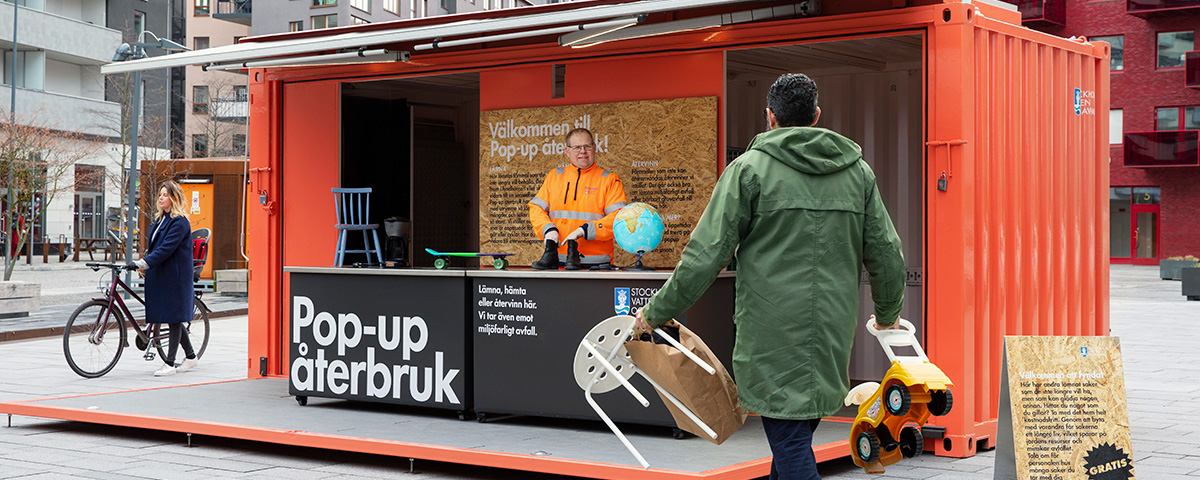 Mobil återbruksstation